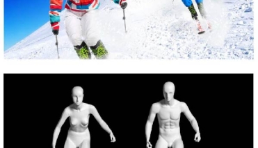Sport Ski - Dames en Heren Etalagepop - Designing Haaker