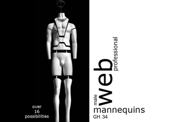Webshop Mannequin Pro U Male - heren webshop etalagepop